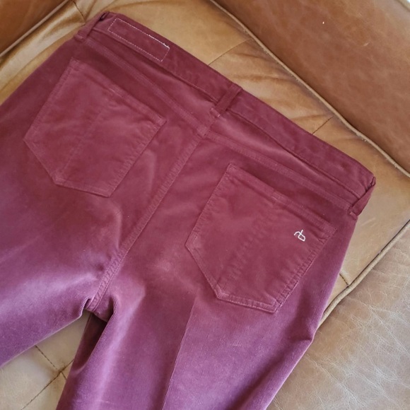Rag & Bone Corduroy Pants Color Clay Sz 31 - Picture 9 of 10